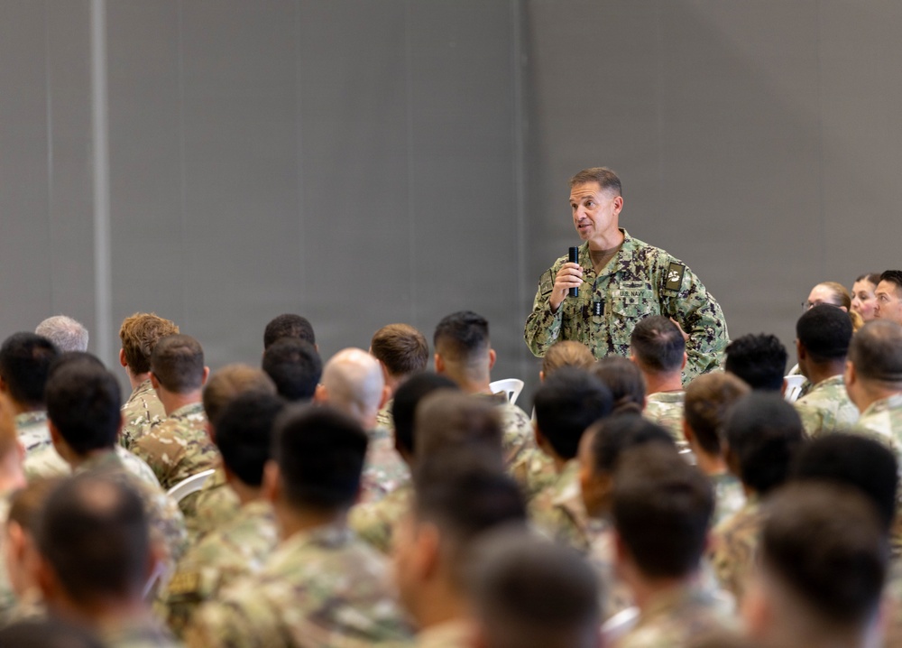 CENTCOM Commander Meets with U.S. Troops in Israel