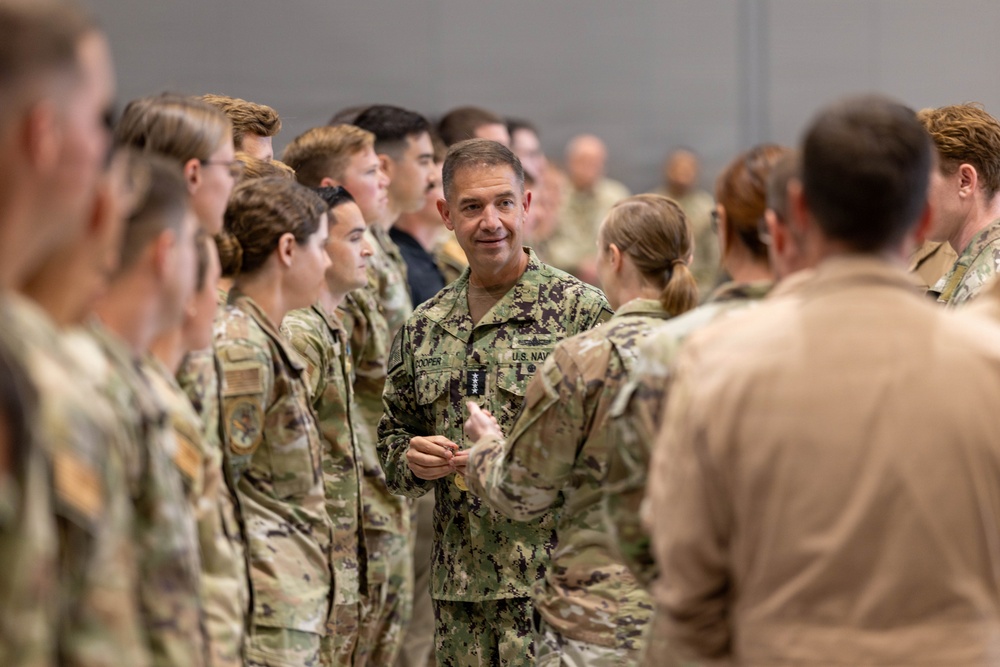 CENTCOM Commander Meets with U.S. Troops in Israel