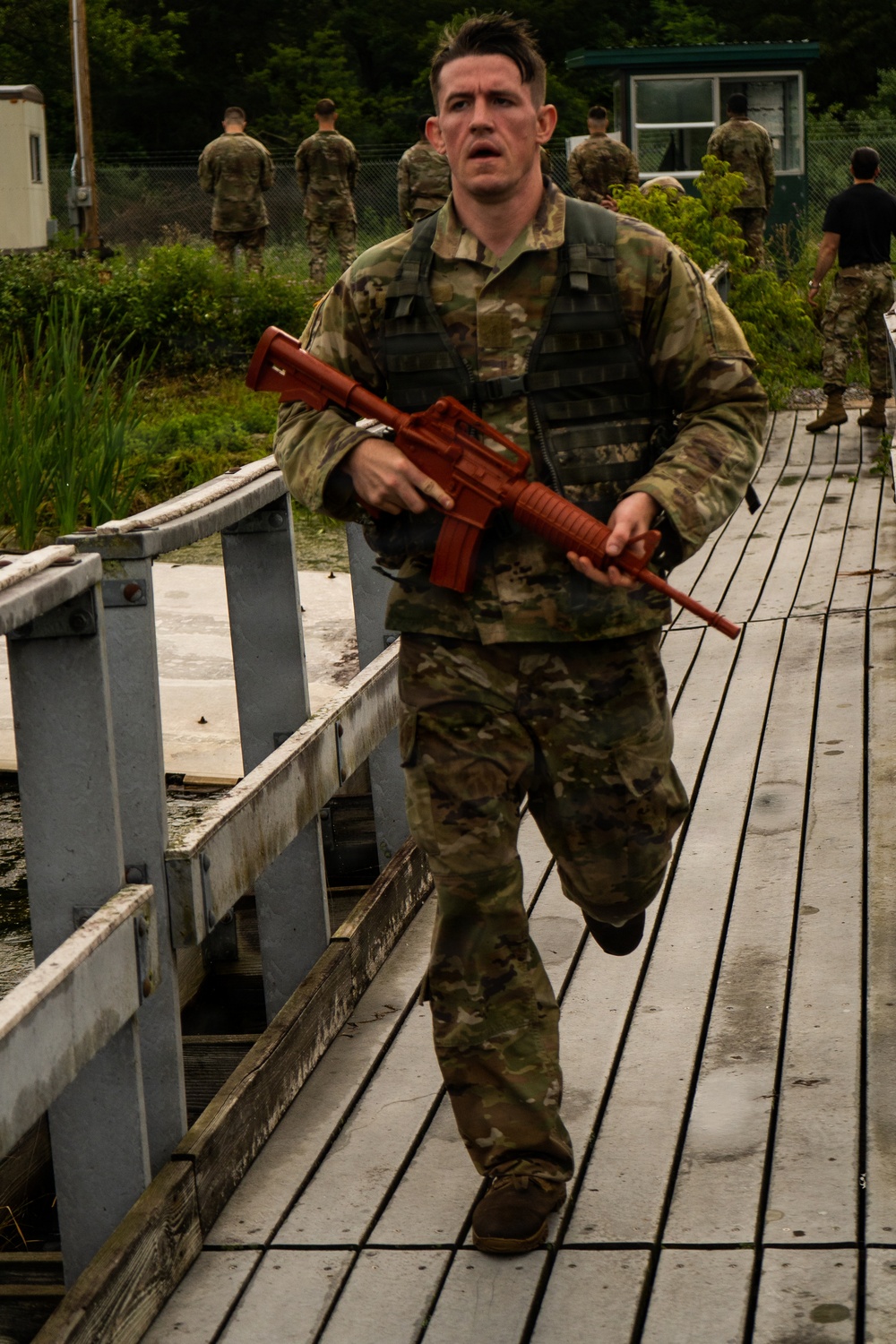 RSAP Soldiers Dive Into Water Survival Training