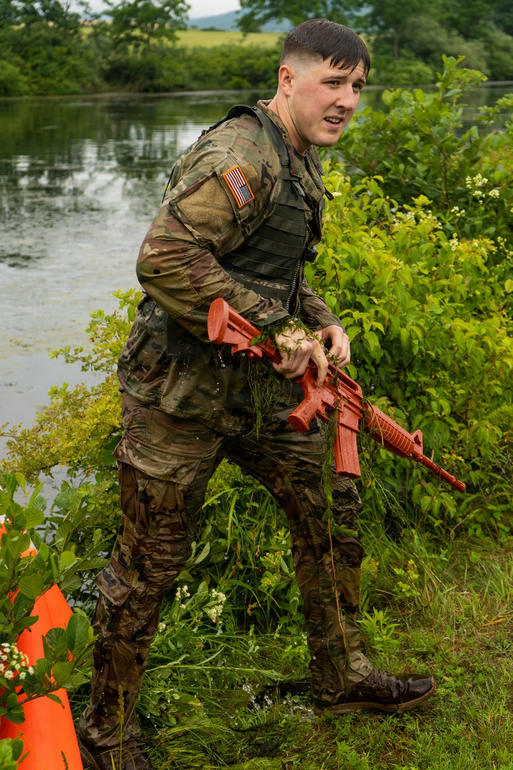RSAP Soldiers Dive Into Water Survival Training