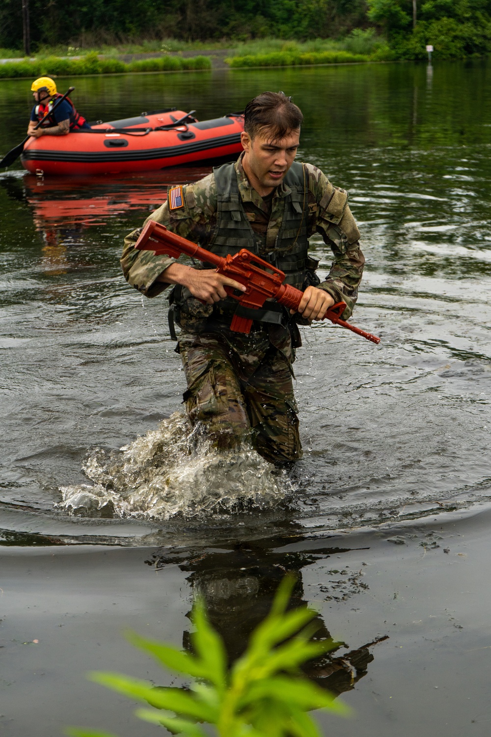 RSAP Soldiers Dive Into Water Survival Training