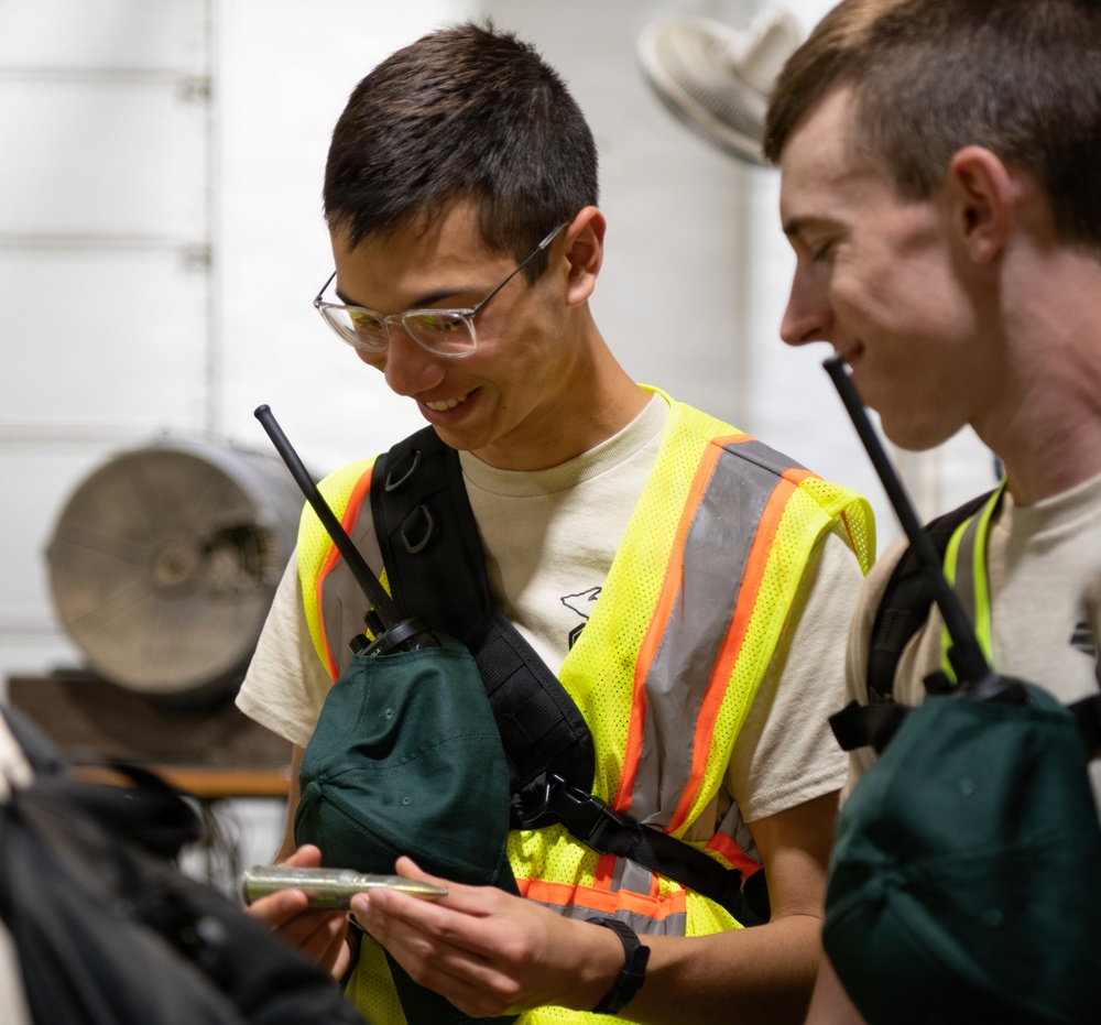 Indiana Wing Civil Air Patrol encampment visits 122nd Fighter Wing