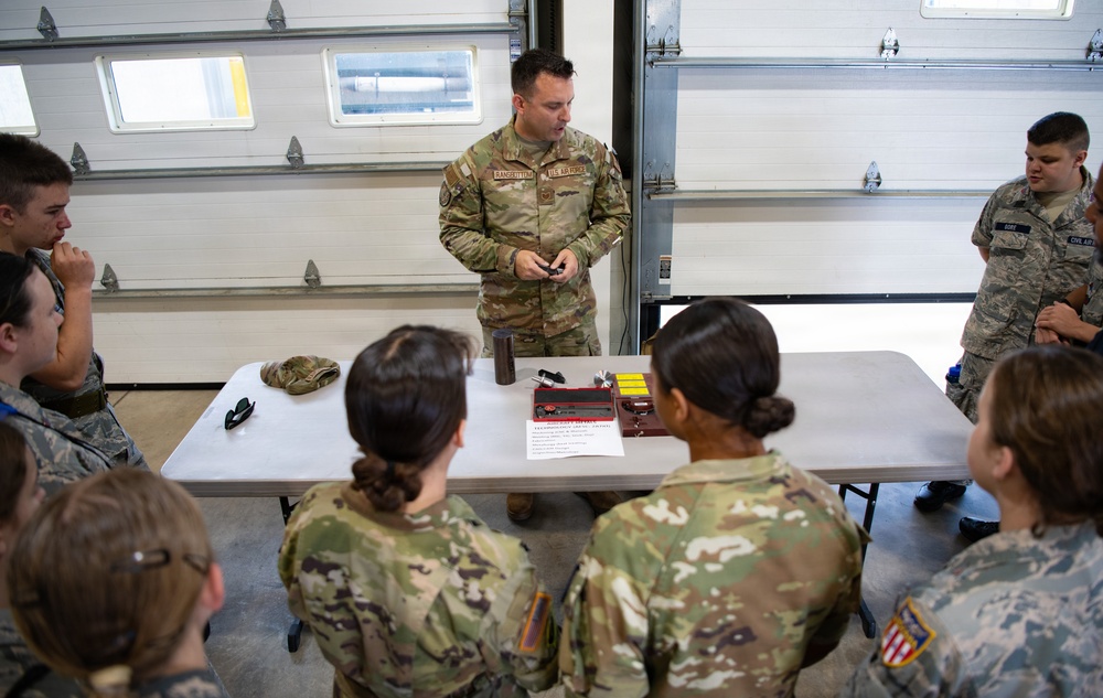 Indiana Wing Civil Air Patrol encampment visits 122nd Fighter Wing