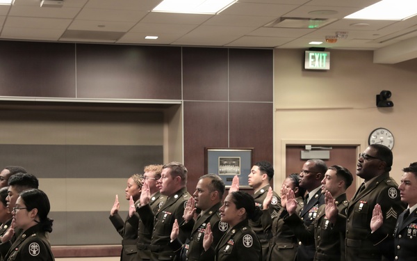 WBAMC inducts new NCOs into storied corps with traditions and legacy