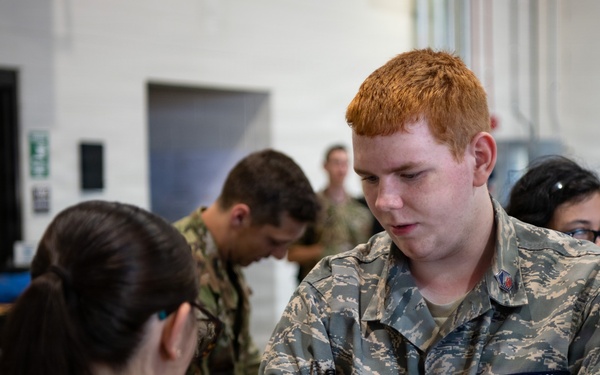 Indiana Wing Civil Air Patrol encampment visits 122nd Fighter Wing