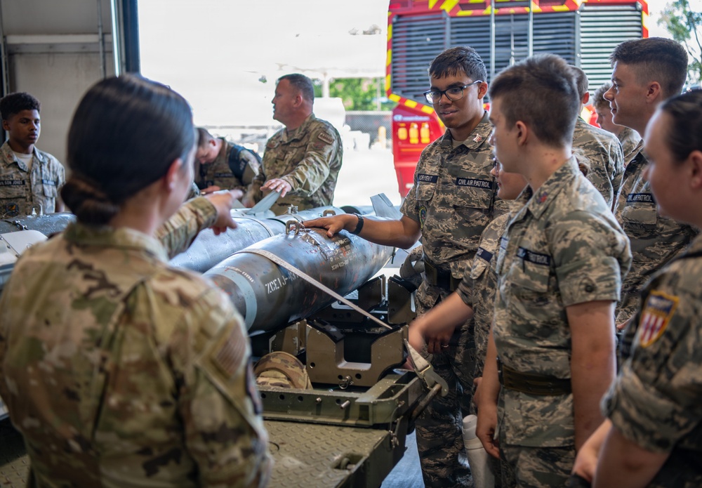 Indiana Wing Civil Air Patrol encampment visits 122nd Fighter Wing