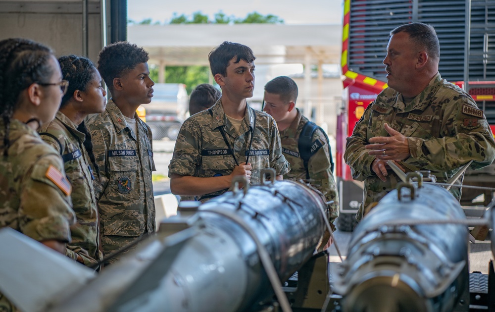 Indiana Wing Civil Air Patrol encampment visits 122nd Fighter Wing