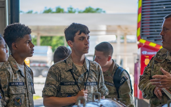 Indiana Wing Civil Air Patrol encampment visits 122nd Fighter Wing