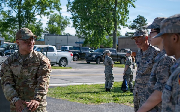 Indiana Wing Civil Air Patrol encampment visits 122nd Fighter Wing