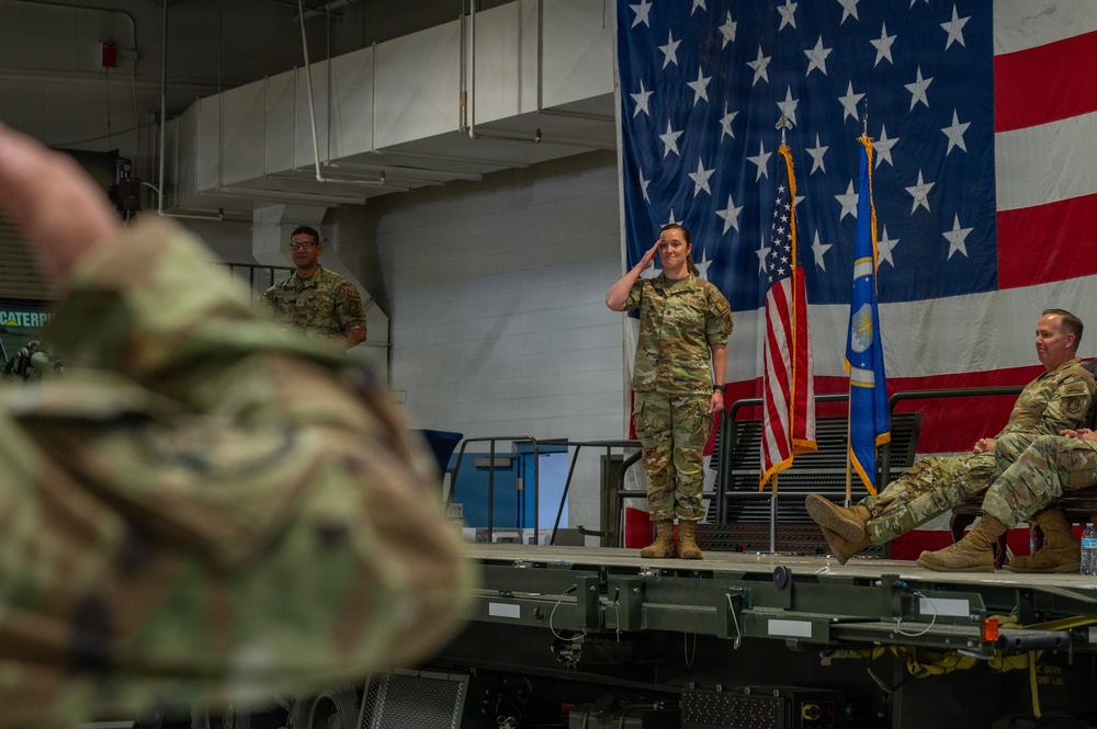 354th LRS Change of Command