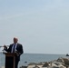 Camp Ellis jetty repair press event