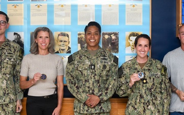 Defense Health Agency senior enlisted leader and hospital corps director Force Master Chief PatrickPaul Managaran visits NMCCL