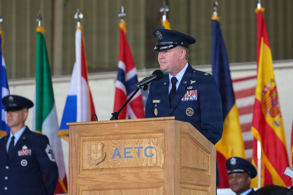 80th Flying Training Wing Welcomes New Commander During Change of Command Ceremony