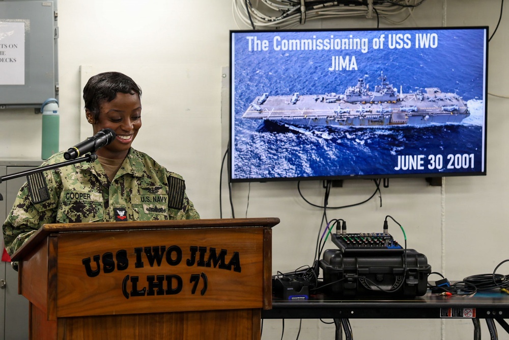 USS Iwo Jima 25th anniversary