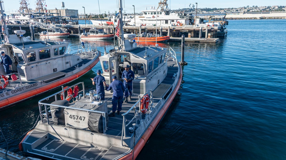 Coast Guard Film, Television, &amp; Author Liaison Office support production of an episode of Storage Wars, with Station Los Angeles-Long Beach