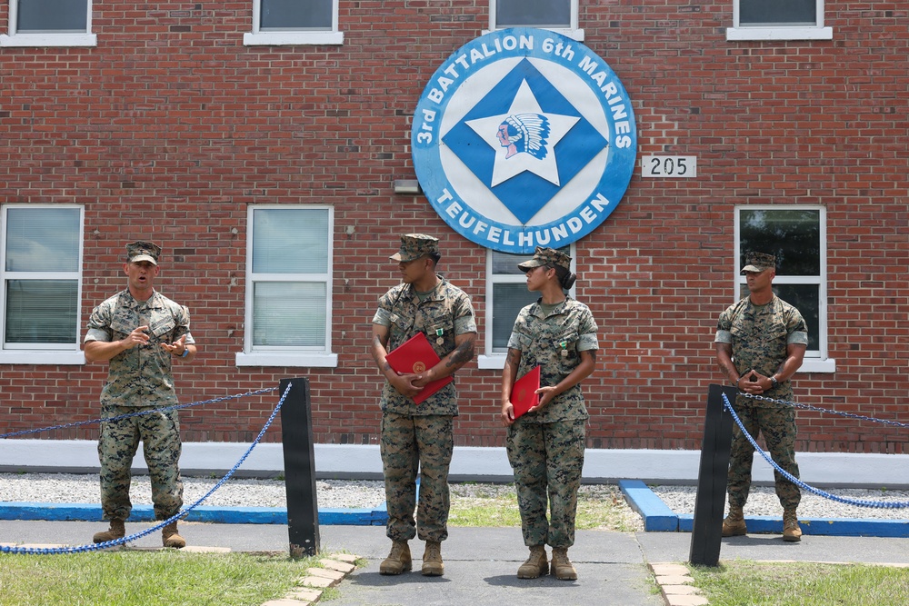 U.S. Marines recognized for heroic response during a Wilmington nightclub shooting.
