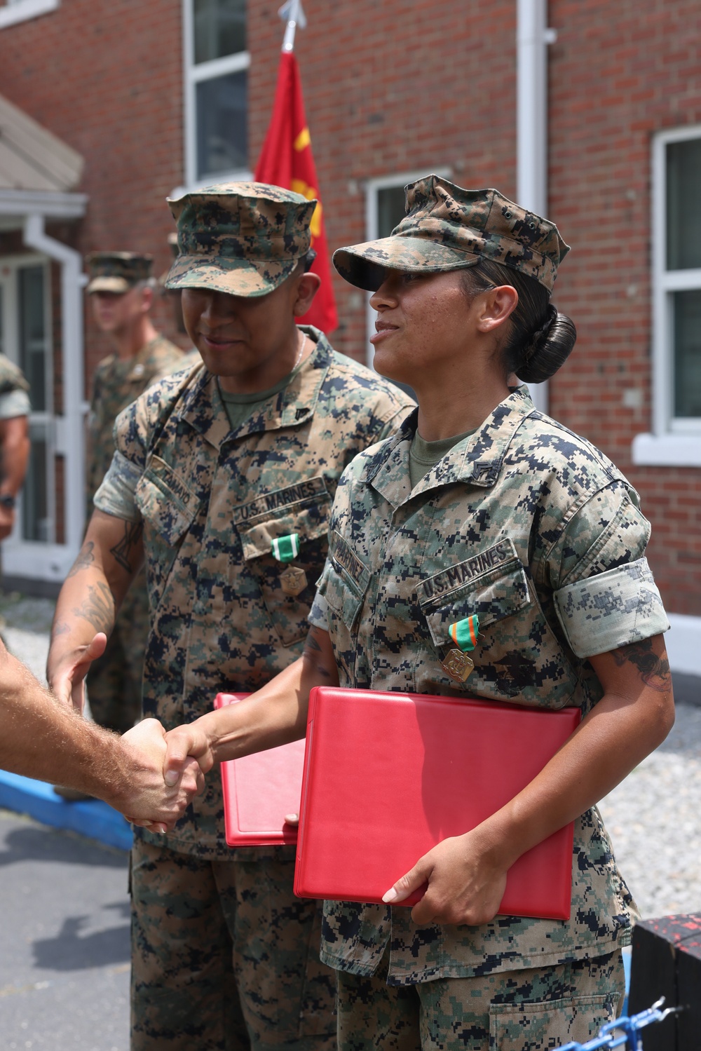 U.S. Marines recognized for heroic response during a Wilmington nightclub shooting.