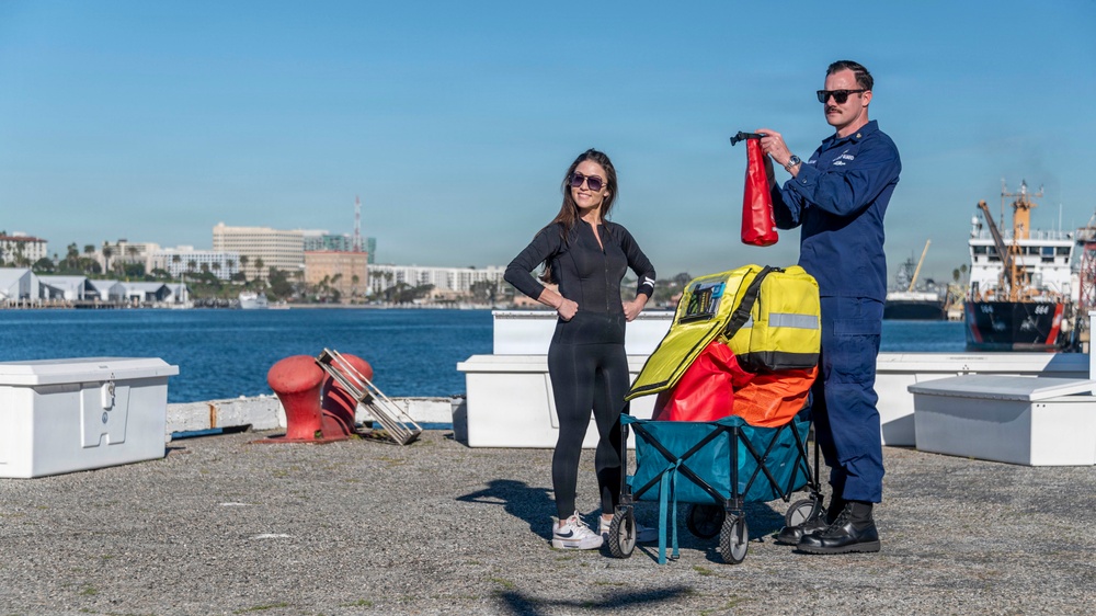 Coast Guard Film, Television, &amp; Author Liaison Office support production of an episode of Storage Wars, with Station Los Angeles-Long Beach