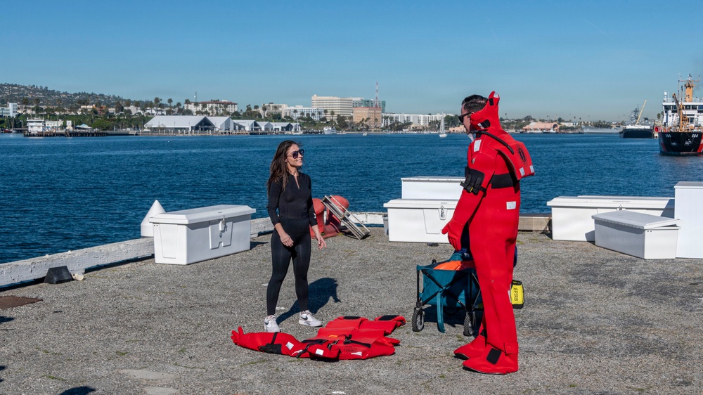 Coast Guard Film, Television, &amp; Author Liaison Office support production of an episode of Storage Wars, with Station Los Angeles-Long Beach
