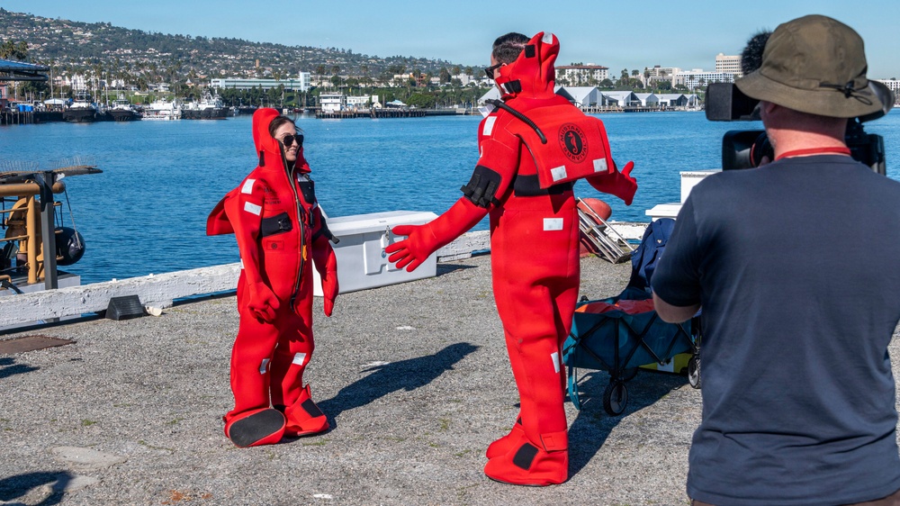 Coast Guard Film, Television, &amp; Author Liaison Office support production of an episode of Storage Wars, with Station Los Angeles-Long Beach