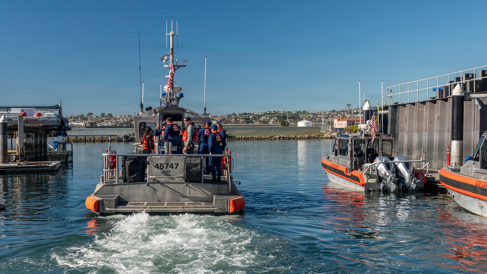 Coast Guard Film, Television, &amp; Author Liaison Office support production of an episode of Storage Wars, with Station Los Angeles-Long Beach