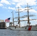 USCGC Eagle sails into Baltimore Harbor