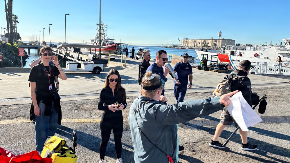 Coast Guard Film, Television, &amp; Author Liaison Office support production of an episode of Storage Wars, with Station Los Angeles-Long Beach