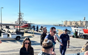 Coast Guard Film, Television, &amp; Author Liaison Office support production of an episode of Storage Wars, with Station Los Angeles-Long Beach