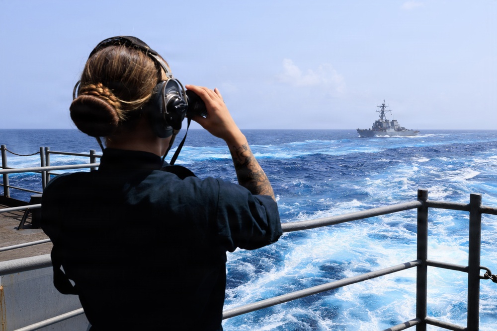 USS George H.W. Bush Sailors Stand the Watch