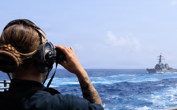 USS George H.W. Bush Sailors Stand the Watch