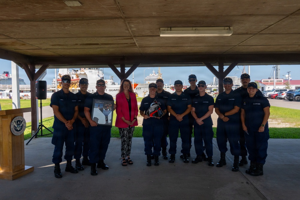 Coast Guard recognized for role in Artemis II launch operations