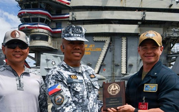 Philippine Coast Guard tours USS Theodore Roosevelt during RIMPAC