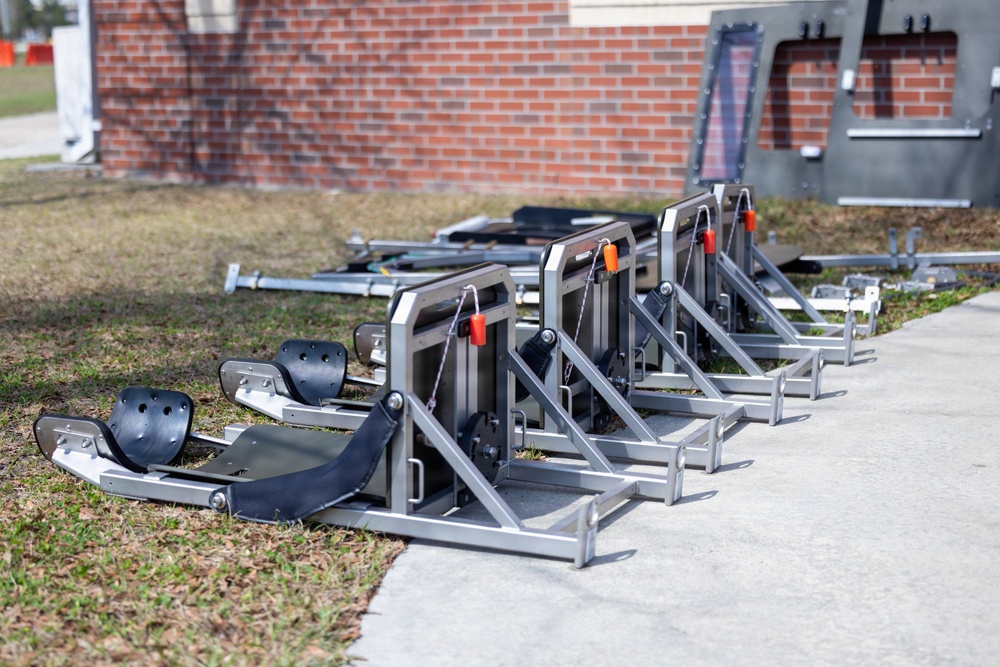 Camp Lejeune Fields New Modular Underwater Egress Trainer