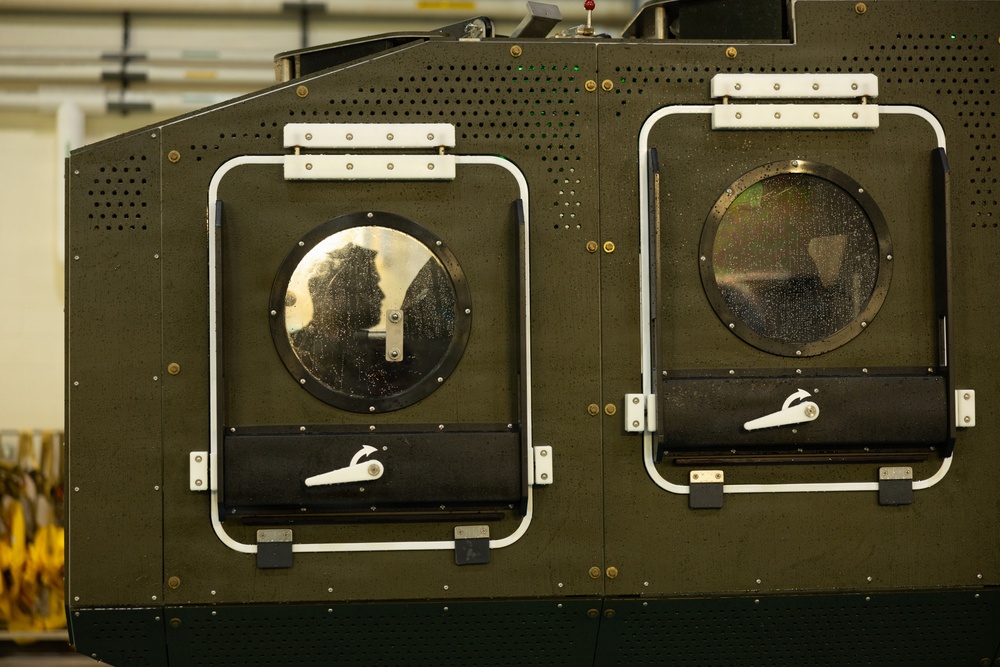 Camp Lejeune Fields New Modular Underwater Egress Trainer
