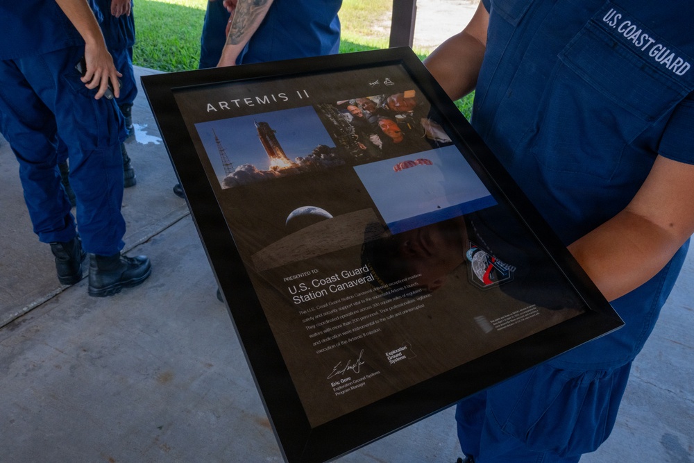 Coast Guard recognized for role in Artemis II launch operations