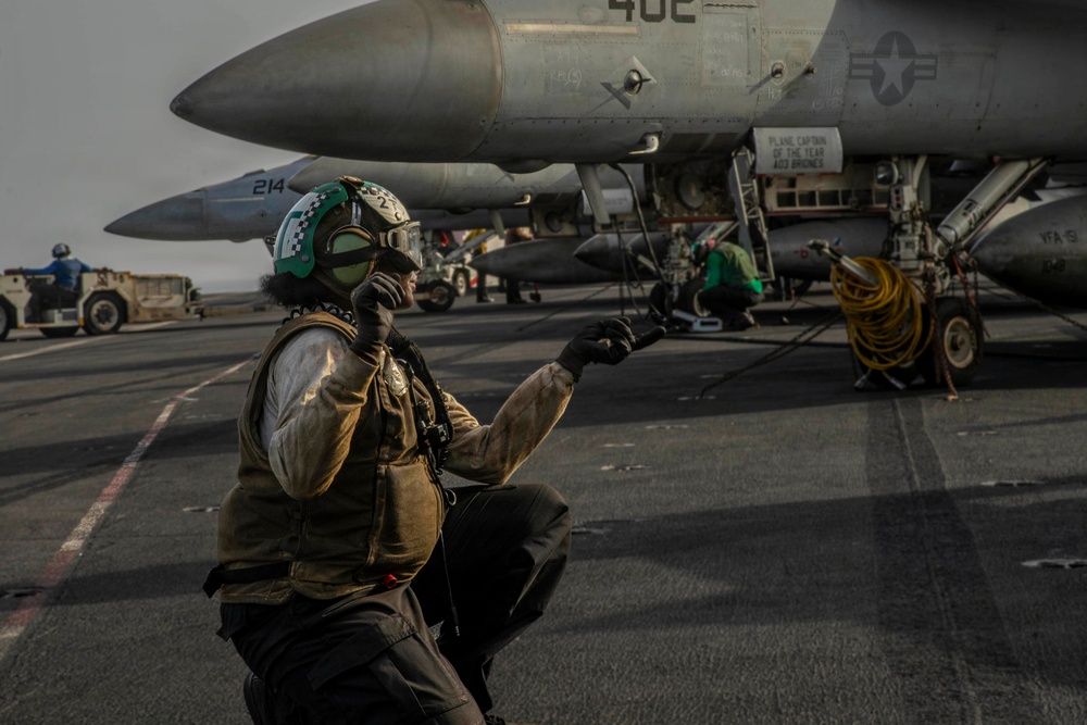 Abraham Lincoln Conducts Operations