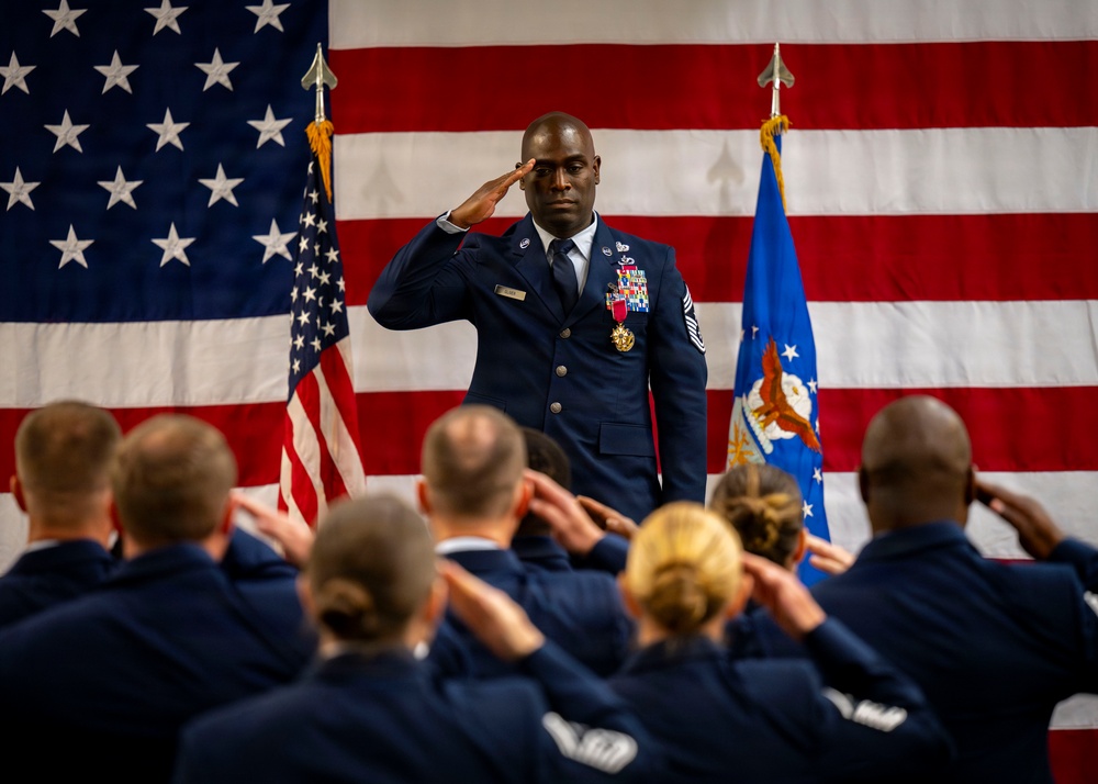 Chief Master Sergeant Ralph Oliver retirement ceremony
