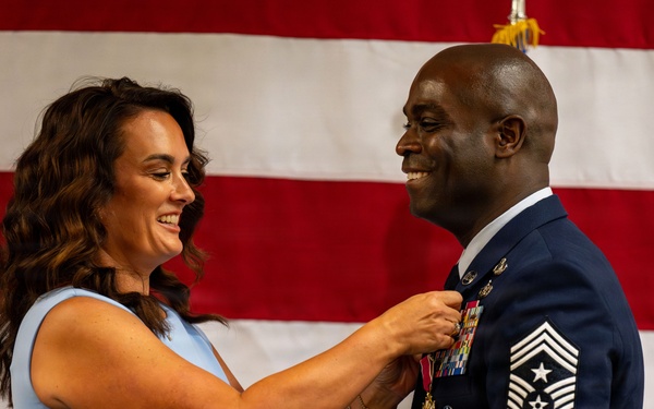 Chief Master Sergeant Ralph Oliver retirement ceremony