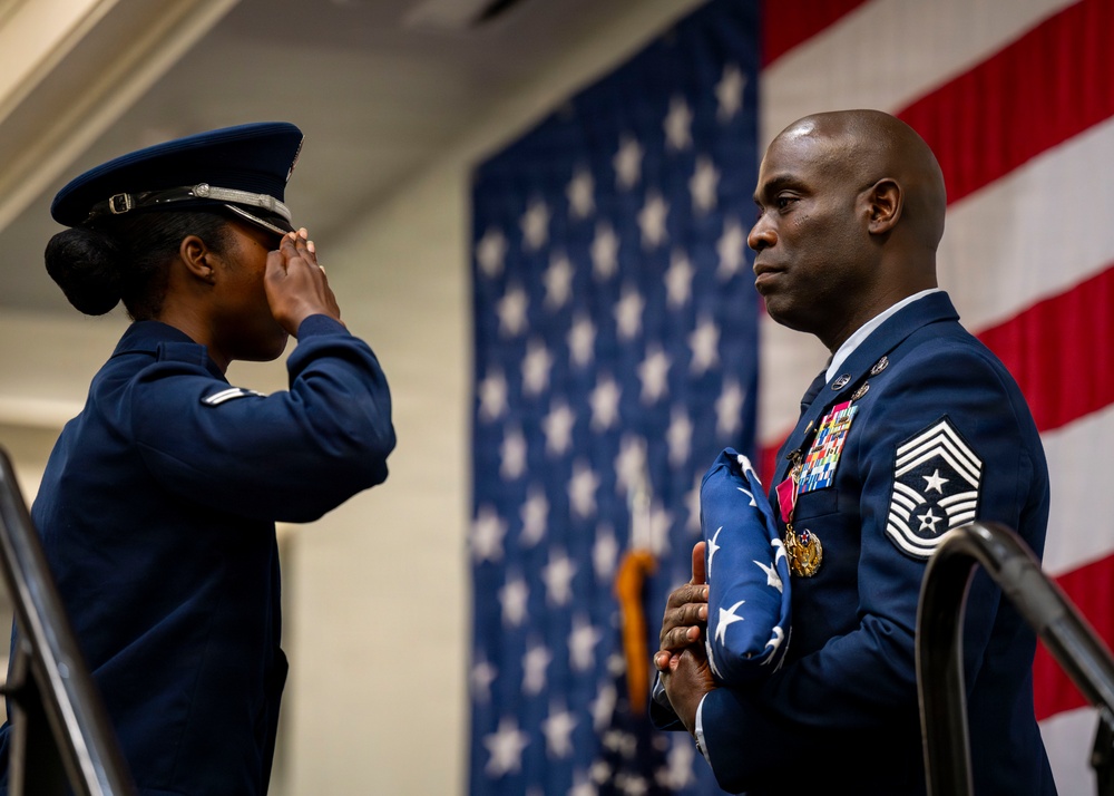 Chief Master Sergeant Ralph Oliver retirement ceremony