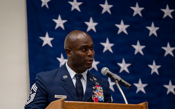 Chief Master Sergeant Ralph Oliver retirement ceremony
