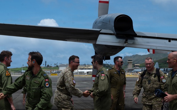 Canadian CP-140 Aurora arrives for RIMPAC 2026