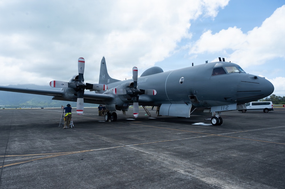 Canadian CP-140 Aurora arrives for RIMPAC 2026