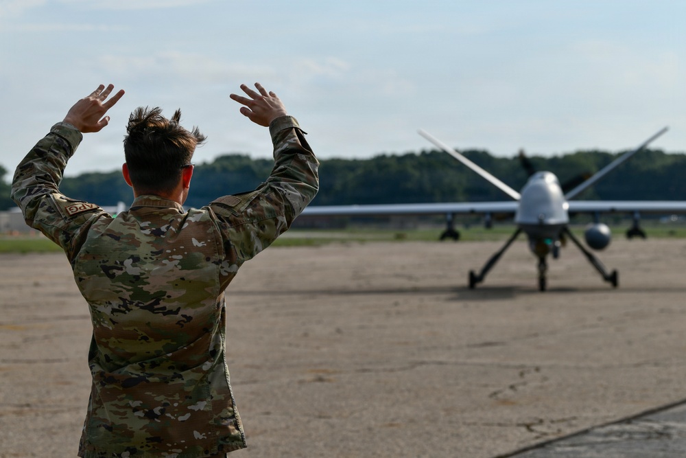 MQ-9 Reaper arrives at Battle Creek ANGB