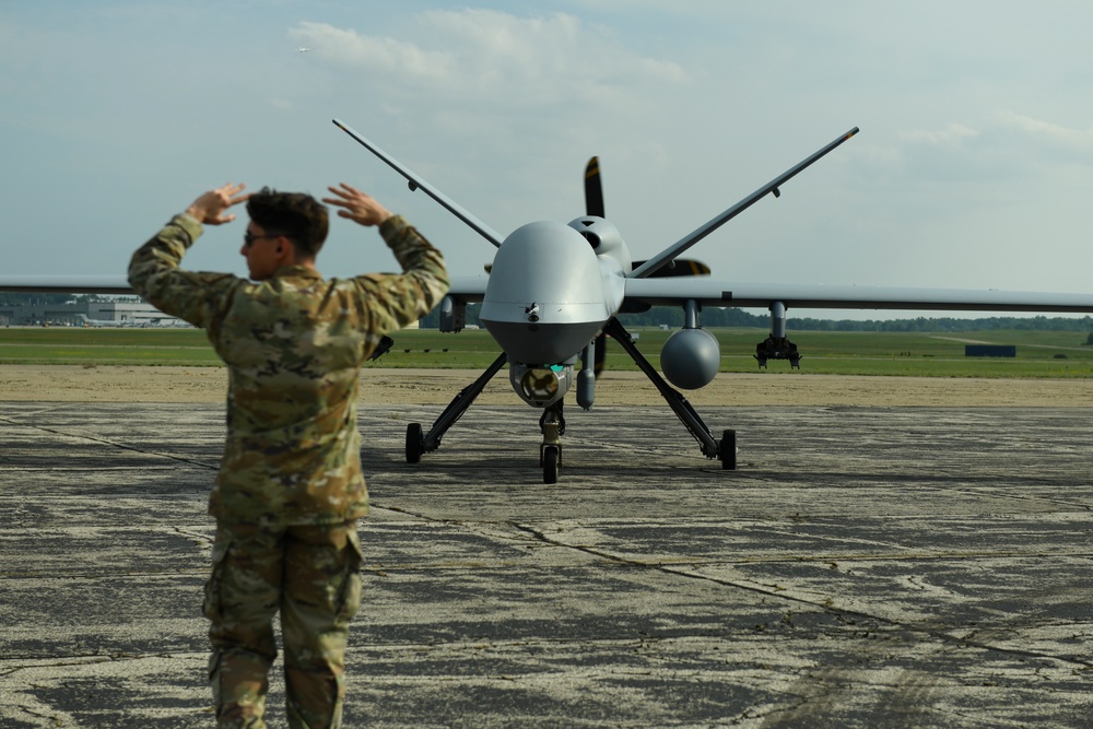 MQ-9 Reaper arrives at Battle Creek ANGB