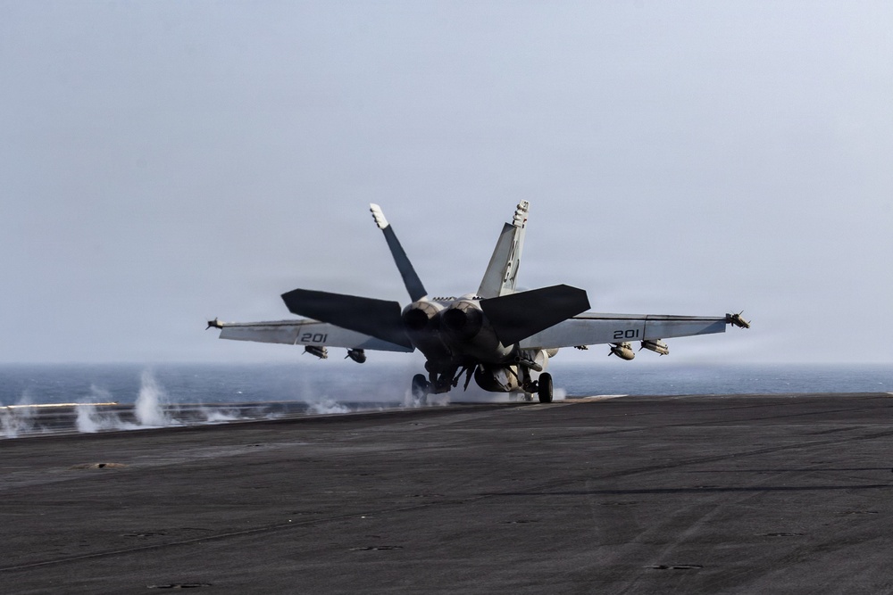 Abraham Lincoln Conducts Flight Deck Operations