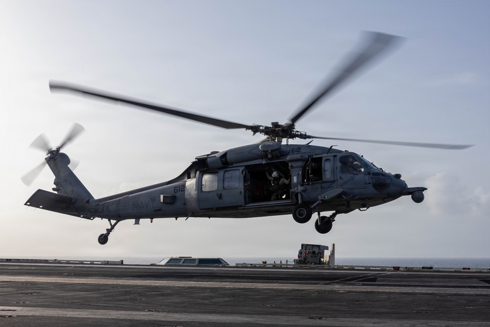 Abraham Lincoln Conducts Flight Deck Operations