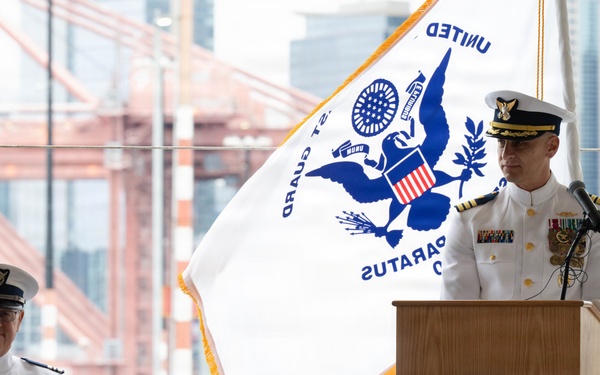 USCGC Polar Star holds a change-of-command ceremony