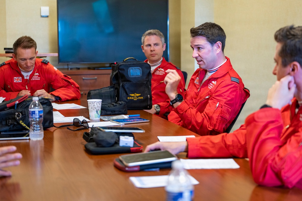 Royal Air Force Red Arrows visit Andrews