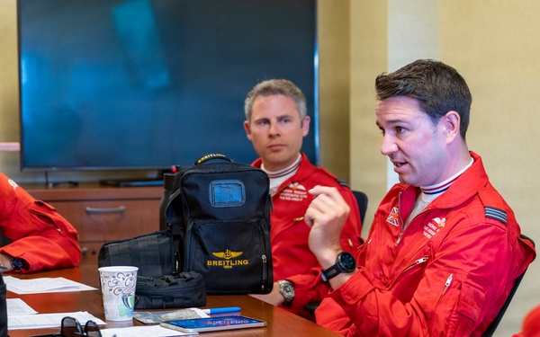 Royal Air Force Red Arrows visit Andrews