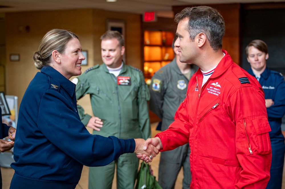 Royal Air Force Red Arrows visit Andrews